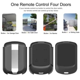 Multi-frequency 280-868MHz Garage Door Opener Remote Control Gate Opener 433MHz Handheld Transmitter With Car Sun Visor Clip