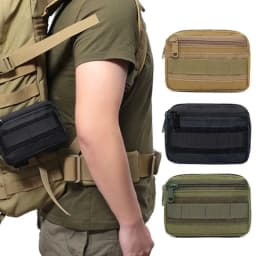 EDC Molle Waist Bag Tactical Pouch Medical Outdoor First Aid Bag Belt Pouch Sports Hunting Bag