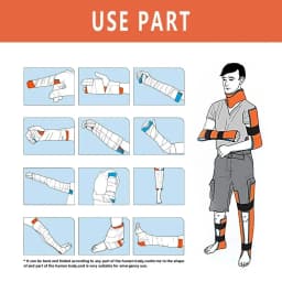 Medical Splint Roll Aluminium Emergency Survival First Aid Fracture Fixed For Neck Leg Arm Braces & Supports Pet Rescue Splint