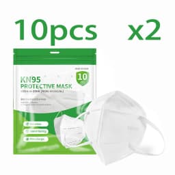 50/100pcs Black and White Masks Adult KN95 Masks Facial Travel Use Dustproof 5-Layer Breathable Design Adjustable Nose Bridge