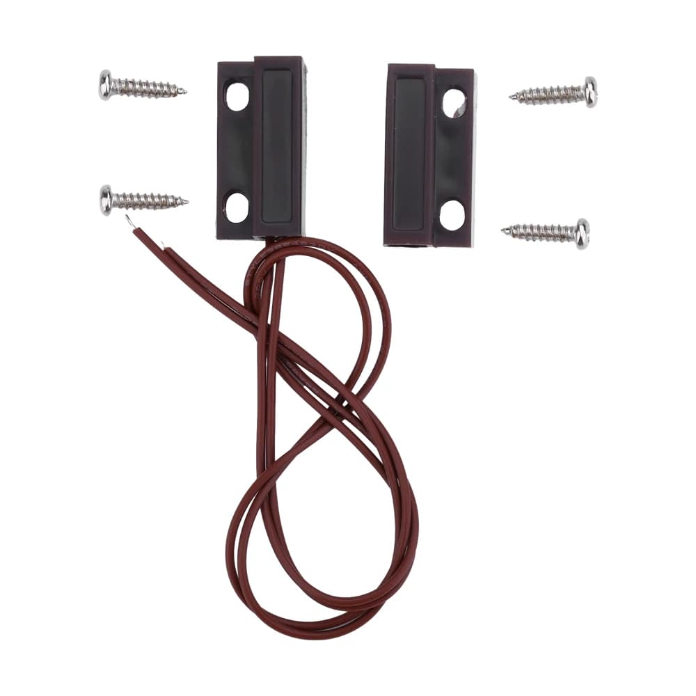 MC-38A Wired Door Window Sensor Detector Magnetic Switch Normally Closed or Normally Open NC/NO for Home Security Alarm System
