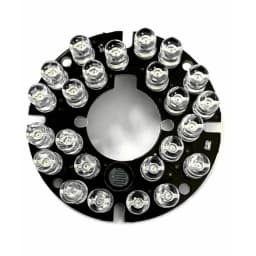 90 degrees CCTV Accessories infrared light 24 Grain IR LED board for Surveillance cameras night vision diameter 44mm