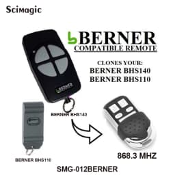 BERNER 868MHz Garage Door Opener for BERNER BHS121 BHS221 BHS140 BHS110 BHS153 BHS121 BHS130 Remote Control