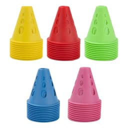 10pcs Plastic Marking Training Road Cone Traffic Control Solution For Soccer Training And Stadium pink