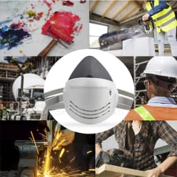 21in1 Dust Mask Carbon Filter Cotton Respirator Half Face Dust-Proof Anti Industrial Construction Dust Haze Fog Safety Gas Mask