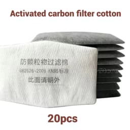21in1 Dust Mask Carbon Filter Cotton Respirator Half Face Dust-Proof Anti Industrial Construction Dust Haze Fog Safety Gas Mask