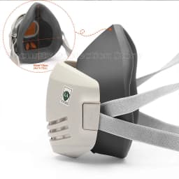 21in1 Dust Mask Carbon Filter Cotton Respirator Half Face Dust-Proof Anti Industrial Construction Dust Haze Fog Safety Gas Mask