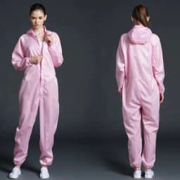 One-piece Coveralls Clean Clothes Hood Cleanroom Garments Clean Food Dust-proof Paint Work Clothing Unisex Protective Overalls