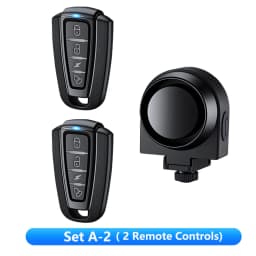Awapow Smart Anti-theft Bike Alarm Wireless Bicycle Motorcycle Vibration Detector USB Charging Remote Control Burglar Alarm