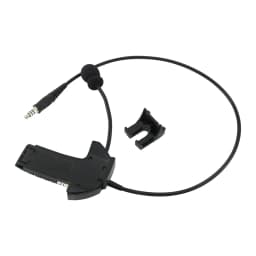 Tactical Headset Adapter Microphone Y-Line Kit for Walker's Razor Electronic Headphone with Tactical PTT U94 for Baofeng Walkie