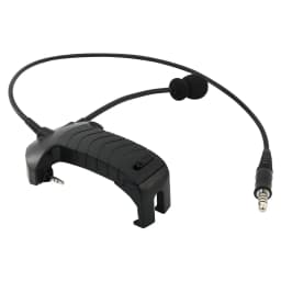 Tactical Headset Adapter Microphone Y-Line Kit for Walker's Razor Electronic Headphone with Tactical PTT U94 for Baofeng Walkie