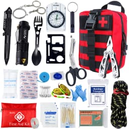 Tactical First Aid Kit In The Car Accessories Survival Kits Camping Equipment Medical Bag Self-defense EDC Pouch IFAK
