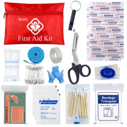 Tactical First Aid Kit In The Car Accessories Survival Kits Camping Equipment Medical Bag Self-defense EDC Pouch IFAK