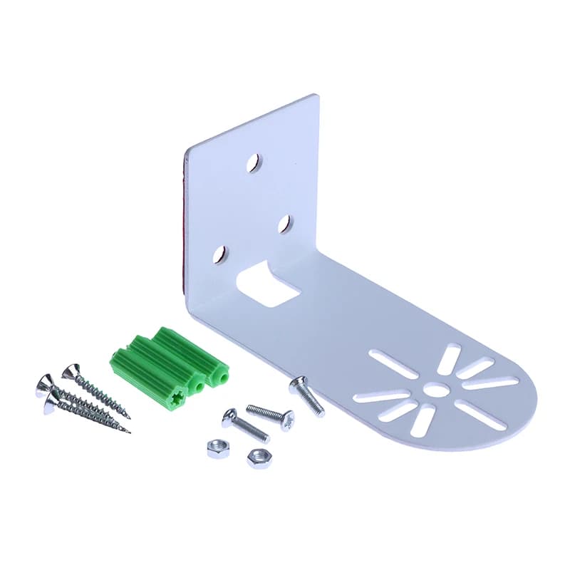 1Pc L Shape Nail Free Wall Mount Camera Iron Bracket with Glue Base PTZ Version Camera Surveillance Bracket for Huawei Xiaomi