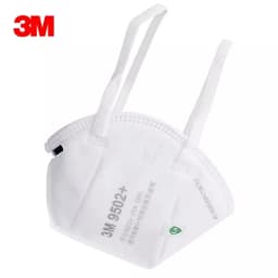 3M KN95 Face Mask 9501+/9502+ Original Adult Reusable Earloop Headband Approved Wide Soft Band Particles Filtering 95% 50Pcs/bag