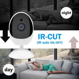 ICSEE Fisheye Camera 180 Degree Wide Angle 1.44mm Len Night Vision 1080P Home Security VR Wifi Smart AI Panoramic Camera