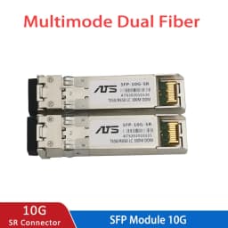 10G SFP+ Duplex LC SFP Module Multi-Mode 850nm 300m SFP-10G-SR for Cisco/Mikrotik/Huawei Switch Full Compatible