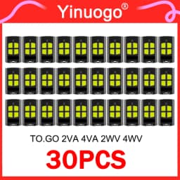30PCS For TO.GO 2VA 4VA 2WV 4WV Garage Door / Gate Remote Control 433.92MHz Rolling Code