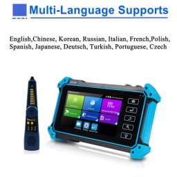 CCTV IPC Tester IPC-5200C Plus 8MP AHD CVI TVI SDI Camera Tester 32MP IP Camera Tester 5.4" Touch Screen HDMI VGA Cable Tester