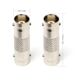 5/10pcs solderless female cctv BNC connector BNC injector for cctv system CCTV Camera Accessories