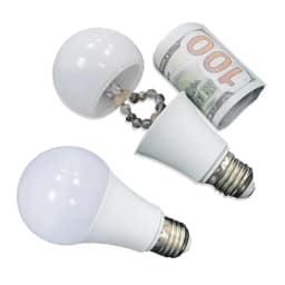 Sight Secret Light Bulb Hidden Storage Compartment Concealment Home Office Diversion Safe Container Hide Cash Ring Necklace