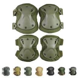 Tactical Protector Military Army Outdoor Tactical Protective Gear Set 4 Knee/Elbow Pads Outdoor Cycling Hiking Protection Sports