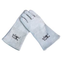 All Cowhide Electric Welding Gloves Welding Beast Double Thickness Welding Heat Insulation Wear-resistant Lengthening Welder