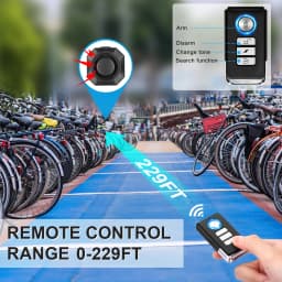 Extractme Bike Alarm Wireless Waterproof Bicycle Alarm Security-protection Alarm Security System USB Charging Remote Control