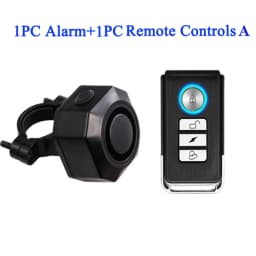 Extractme Bike Alarm Wireless Waterproof Bicycle Alarm Security-protection Alarm Security System USB Charging Remote Control