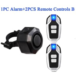 Extractme Bike Alarm Wireless Waterproof Bicycle Alarm Security-protection Alarm Security System USB Charging Remote Control