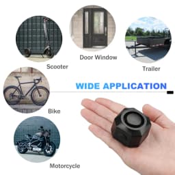 Extractme Bike Alarm Wireless Waterproof Bicycle Alarm Security-protection Alarm Security System USB Charging Remote Control