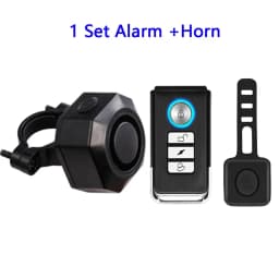 Extractme Bike Alarm Wireless Waterproof Bicycle Alarm Security-protection Alarm Security System USB Charging Remote Control