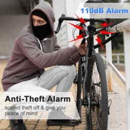 Extractme Bike Alarm Wireless Waterproof Bicycle Alarm Security-protection Alarm Security System USB Charging Remote Control