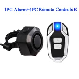 Extractme Bike Alarm Wireless Waterproof Bicycle Alarm Security-protection Alarm Security System USB Charging Remote Control