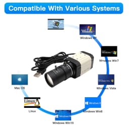 30fps 4K 8MP USB Camera 2K F5253 Sensor Full HD Usb WebCam OTG UVC Plug and Play With No Lens/2.8-12mm/5-50mm Varifocal Zoom