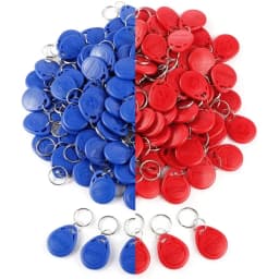 100pcs T5577 EM4305 125Khz Rewritable Writable Rewrite Duplicate RFID Key Fob Proximity ID Card Token Tag Ring Access Control