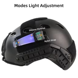 BOOIU Tactical Helmet Light - ID Marker Lamp | Safety Flash & SOS Signal | Hunting Hiking Survival Gear