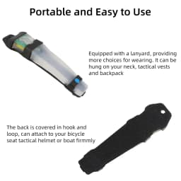 BOOIU Tactical Helmet Light - ID Marker Lamp | Safety Flash & SOS Signal | Hunting Hiking Survival Gear