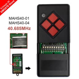 Hand-held Transmitter MAHS40-01 MAHS40-04 40.685 mhz Garage Door Remote Control Compatible For Red Key 40mhz