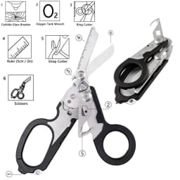 Tactical Rescue Scissor Replace for Leatherman Raptor First Aid Expert Folding Scissors Outdoor Survival Tool Combination Gadget