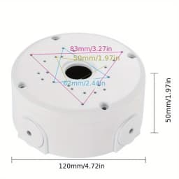 Universal Security Camera Junction Box Mounting Bracket Plastic Rainproof Junction Box Mounting Bracket