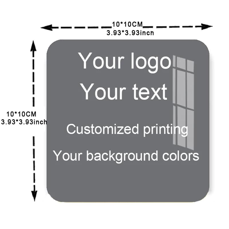 NFC Plates NFC Plaque Stand Material Mirror Effect Quick Link