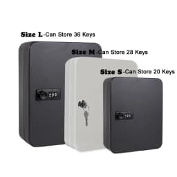 Password Multi Key Lock Box Keys Safe Storage Box Lock Spare Car Keys Organizer Box For Home Office Factory Store Use