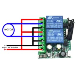 2 Channels 433Mhz RF Wireless Remote Control Switch AC 85-256V 220V 110V Relay 2CH Receiver Module For Garage Door Curtain Light