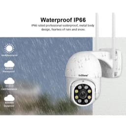 Srihome SP028 8MP Wifi IP Wireless CCTV Security Surveillance PTZ Camera Tracking Two-way Audio HD Night Color Wireless Cameras