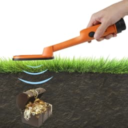 TC-120 Metal Finder Metal Detector Hand Held Pulse Pinpointer Induction Diving Treasure Waterproof Metal Detector