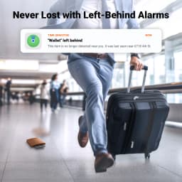 UGREEN Wallet Finder, Smart Bluetooth Tracker Card and Item Locator for Luggage Tags Passports with Apple Find My App (Only iOS)