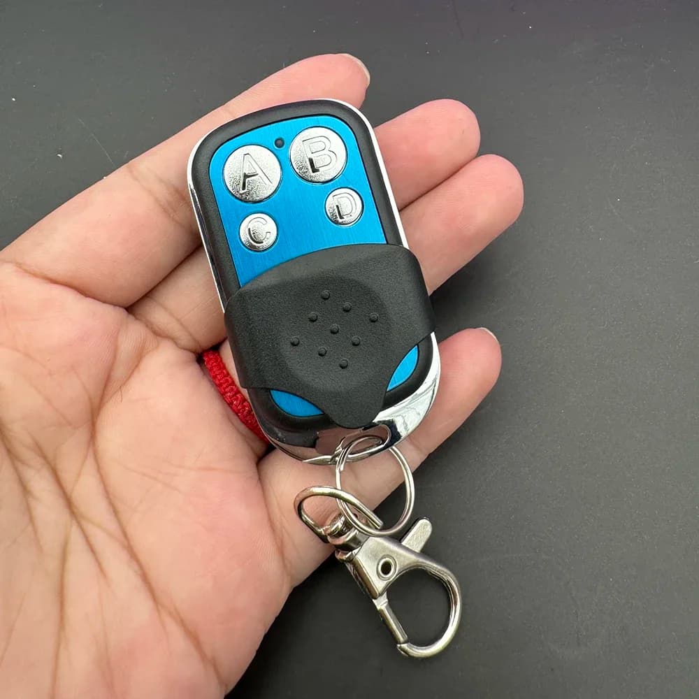 Universal 4 Buttons ABCD Garage Door Opener Remote Control 433MHZ Clone Fixed Code Duplicator Garage