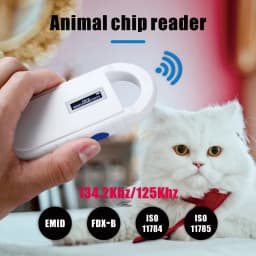 Bluetooth Pet Id Scanner 134.2Khz Chip Transponder FDX-B ISO11784/5 Animal ID USB Dog Cat Horse Handheld Microchip Reader