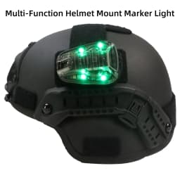 BOOIU Tactical Helmet Light IR Strobe Waterproof Survival Safety Signal Flash Lamp Outdoor Sport Hiking Helmet Ladybird Light